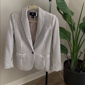 H&M striped blazer
